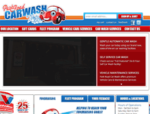 Tablet Screenshot of parkroadcarwash.com